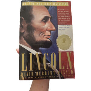 Lincoln David Herbert Donald 1st Ed 1st Print Jan Mickelson w/ Publisher Letter